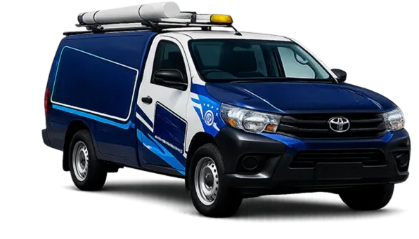 Service van on its way to a Hornsby job